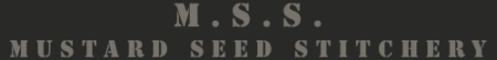 m.s.s. mustard seed stitchery logo